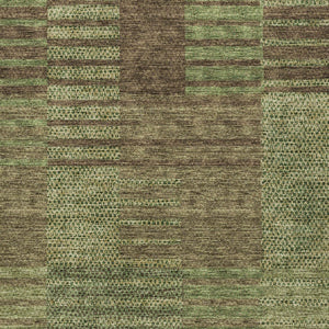 Homeroots 3' Stylish Striped Washable Area Rug For Indoor Or Outdoor Use - Durable, Easy To Clean Design Brown Polyester 613169