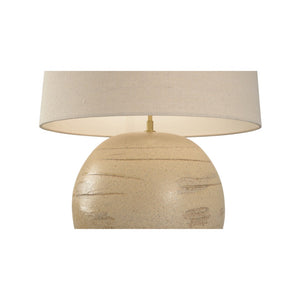 Wildwood Moriko Hand-Turned Sandy Clay Table Lamp With Shiga Ombre Glaze — Warm Ambient Light For Japandi Spaces 61317-2