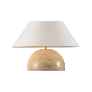 Wildwood Moriko Sandy Clay Table Lamp With Shiga Ombré Glaze — Hand-Turned Ambient Accent For Japandi Homes 61317