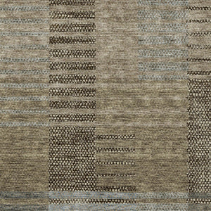 Homeroots 3' Stylish Striped Washable Area Rug For Indoor Or Outdoor Use - Durable, Easy To Clean Design Taupe Polyester 613181