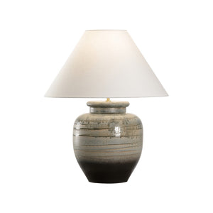 Ayaka Table Lamp Green, Gray 61320-WILDWOOD Wildwood