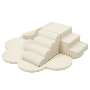 English Elm Soft High-density Foam Climbing Blocks 6-piece Toddler Play Set for Playroom Beige N710P414923K