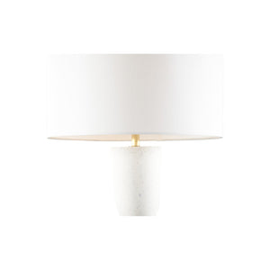 Wildwood Beau Terrazzo Table Lamp With Stacked Sculptural Forms, White Speckled Finish & Soft Ambient Light 61345