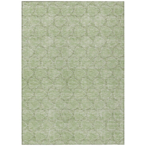 HomeRoots 5' Stylish Sage and Ivory Geometric Area Rug - Washable, Durable, Perfect for Indoor and Outdoor Use 5' X 8' 613531