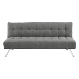 OSP Home Furnishings Sawyer Futon Grey