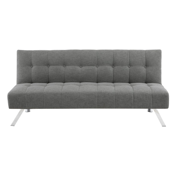 OSP Home Furnishings Sawyer Futon Grey