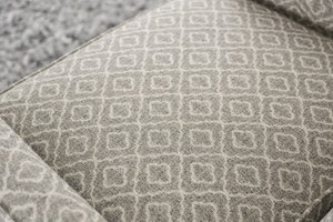 English Elm Transitional High Back Stripe Chair with Rolled Arms for Coastal Comfort and Supportive Seating Appeal Gold,Gray 32 L x 35 W x 30 H B2741P378479