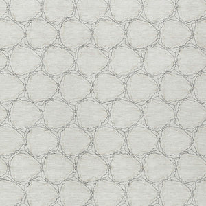 HomeRoots 5' Modern Ivory and Black Geometric Area Rug - Stylish, Washable, Ideal for Indoor and Outdoor Spaces 9' X 12' 613558