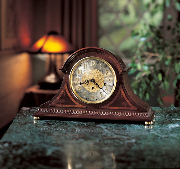 Hekman Furniture 613559 Webster Mantel Clock - Exquisite Windsor Cherry Finish, Triple-chime Movement, Usa Made Windsor Cherry (Limited) Webster Mantel Clock 613559