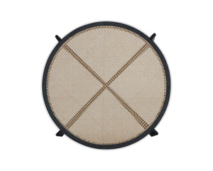 Sunpan ADORA Coffee Table - Artisan-Crafted Round Rattan & Mango Wood Centerpiece for Unique Living Spaces 110198