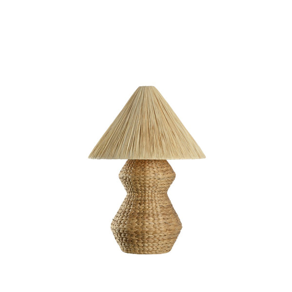 Wildwood Gael Handwoven Rattan Table Lamp — 29" Sculptural Ambient Lighting For Coastal, Boho & Modern Spaces 61357