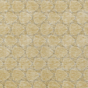 HomeRoots 9' Stylish Wheat and Gray Geometric Washable Area Rug - Perfect for Indoor and Outdoor Spaces! 613600