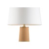 Wildwood Beaujolais Cork Lamp With Antique Brass Accents — Transitional Ambient Lighting For Bedside & Desk (31.5") 61367