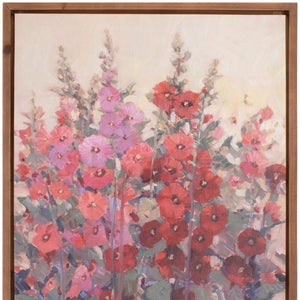 HomeRoots N And A Natural Framed Wall Art - Elegant Canvas Decor for Living Room, Office, or Bedroom Style 613677