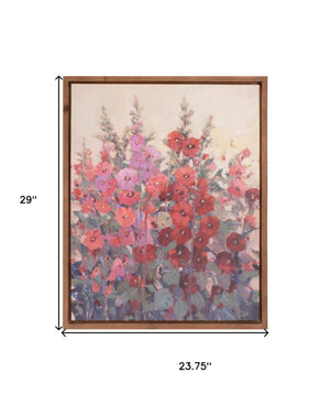 HomeRoots N And A Natural Framed Wall Art - Elegant Canvas Decor for Living Room, Office, or Bedroom Style 613677