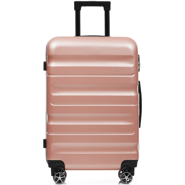 English Elm Hardshell Abs Four Piece Luggage Set with Spinner Wheels and Tsa Lock for Travel N730P368200M
