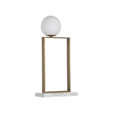 Milano Table Lamp Gold, White/Cream 61382-WILDWOOD Wildwood