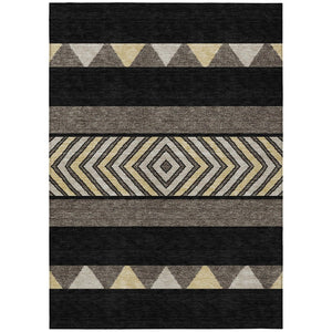 HomeRoots 5' Southwestern Indoor Outdoor Area Rug - Durable, Washable, Stylish, Perfect for High-Traffic Spaces 8' X 10' 613888