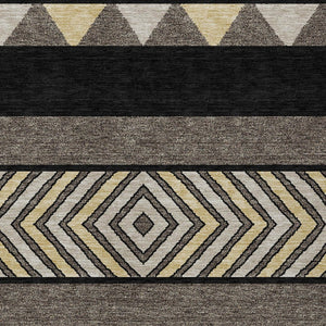 HomeRoots 5' Southwestern Indoor Outdoor Area Rug - Durable, Washable, Stylish, Perfect for High-Traffic Spaces 8' X 10' 613888