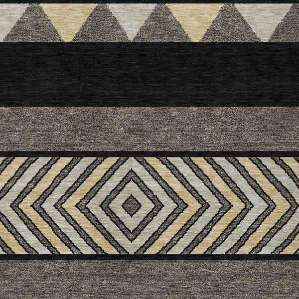 HomeRoots 5' Southwestern Indoor Outdoor Area Rug - Durable, Washable, Stylish, Perfect for High-Traffic Spaces 8' X 10' 613888