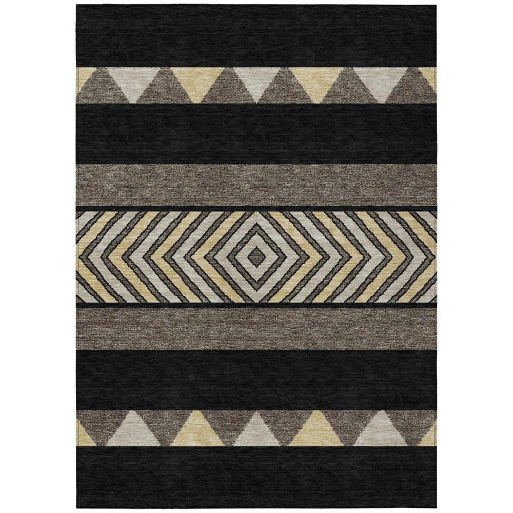 HomeRoots 5' Southwestern Indoor Outdoor Area Rug - Durable, Washable, Stylish, Perfect for High-Traffic Spaces 10' X 14' 613890