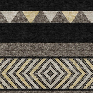HomeRoots 5' Southwestern Indoor Outdoor Area Rug - Durable, Washable, Stylish, Perfect for High-Traffic Spaces 10' X 14' 613890