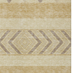 HomeRoots 5' Southwestern Area Rug - Washable, Stain-Resistant, Durable Indoor/Outdoor Design for Any Space 5' X 8' 613904