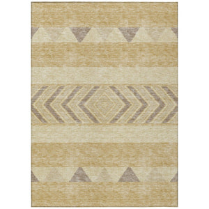 HomeRoots 5' Southwestern Area Rug - Washable, Stain-Resistant, Durable Indoor/Outdoor Design for Any Space 9' X 12' 613907