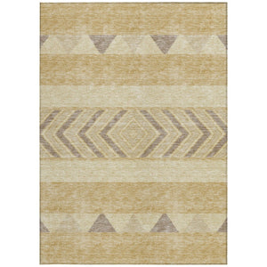HomeRoots 5' Southwestern Area Rug - Washable, Stain-Resistant, Durable Indoor/Outdoor Design for Any Space 9' X 12' 613907