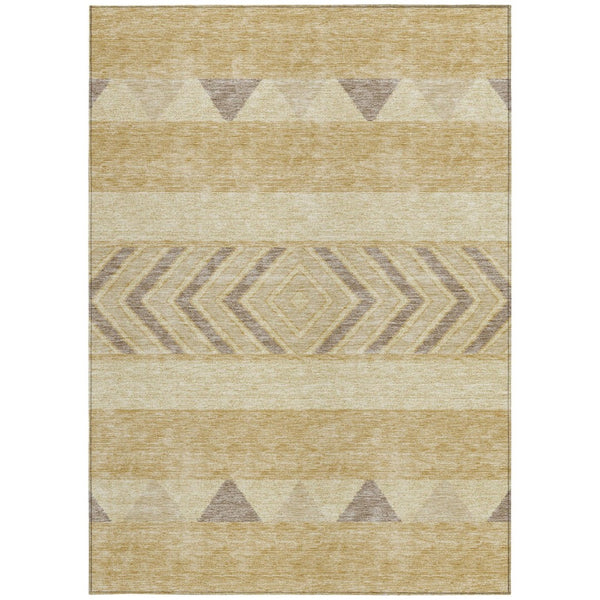 HomeRoots 5' Southwestern Area Rug - Washable, Stain-Resistant, Durable Indoor/Outdoor Design for Any Space 9' X 12' 613907