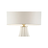 Blanche Table Lamp White/Cream, Gold 61394-WILDWOOD Wildwood