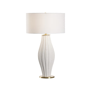 Blanche Table Lamp White/Cream, Gold 61394-WILDWOOD Wildwood