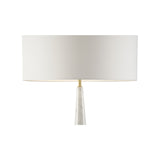 Tulip Table Lamp White/Cream 61398-WILDWOOD Wildwood