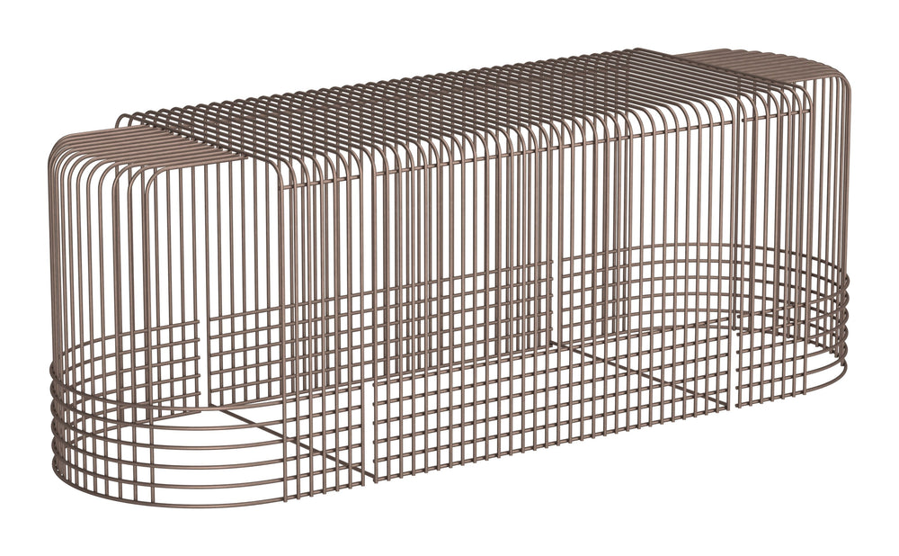 Zuo Modern Pitch Coffee Table Set - Modern Industrial Design, Durable Steel Frame, Versatile 3-piece Ensemble Bronze Steel 110323-zuo-modern