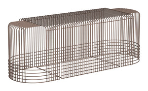 Zuo Modern Pitch Coffee Table Set - Modern Industrial Design, Durable Steel Frame, Versatile 3-piece Ensemble Bronze Steel 110323-zuo-modern