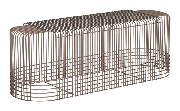 Zuo Modern Pitch Coffee Table Set - Modern Industrial Design, Durable Steel Frame, Versatile 3-piece Ensemble Bronze Steel 110323-zuo-modern