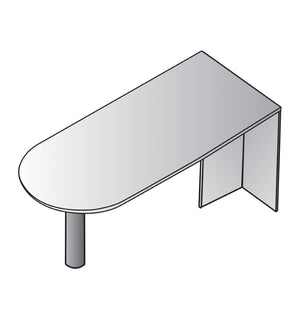OSP Home Furnishings Napa Commercial Grade Rectangular Dining Table with Reinforced Base for Restaurants or Offices Cherry NAP-47T-CHY