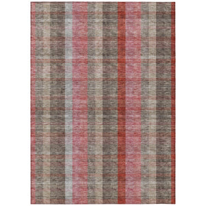 HomeRoots 5' Classic Plaid Washable Area Rug for Indoor and Outdoor Use - Durable, Stylish, Easy Care Design 5' X 8' 614000