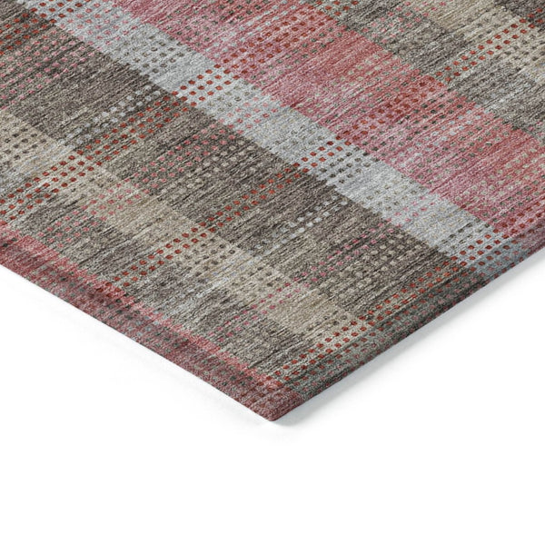 HomeRoots 5' Classic Plaid Washable Area Rug for Indoor and Outdoor Use - Durable, Stylish, Easy Care Design 5' X 8' 614000