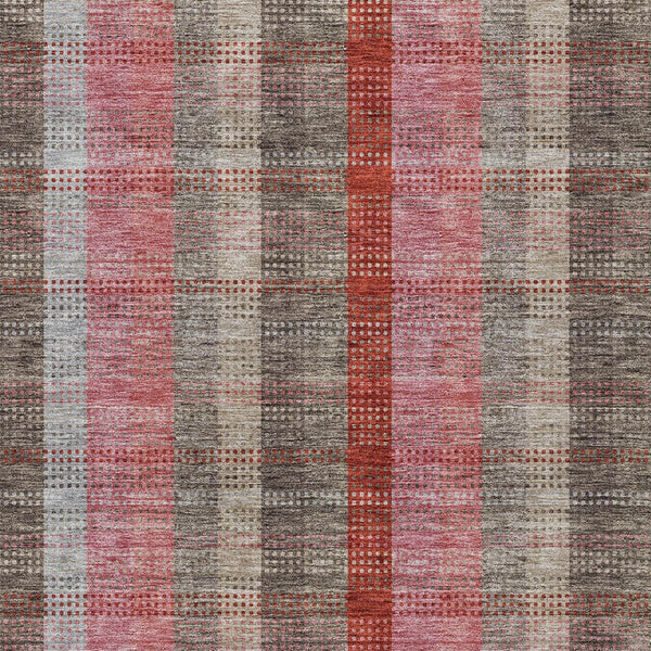 HomeRoots 5' Classic Plaid Washable Area Rug for Indoor and Outdoor Use - Durable, Stylish, Easy Care Design 5' X 8' 614000