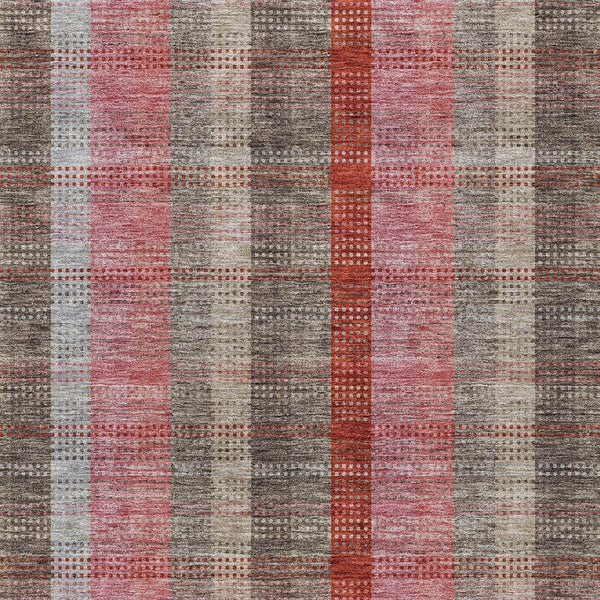 HomeRoots 5' Classic Plaid Washable Area Rug for Indoor and Outdoor Use - Durable, Stylish, Easy Care Design 10' X 14' 614004