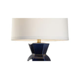 Lincoln Lamp Blue, Gold 61402-WILDWOOD Wildwood