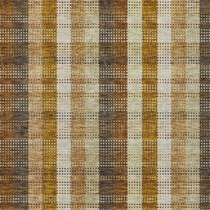 HomeRoots 5' Classic Plaid Rug in Wheat, Ivory & Brown – Durable, Washable Area Rug for Indoor & Outdoor Use 8' X 10' 614026