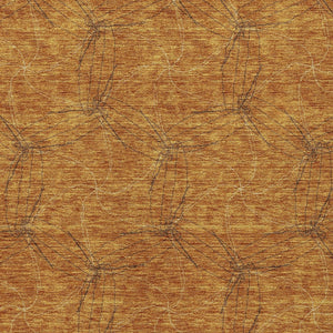 HomeRoots 5' Copper and Ivory Geometric Indoor Outdoor Area Rug - Stylish, Durable, Machine Washable Design 9' X 12' 614069