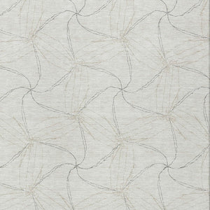 HomeRoots 5' Stylish Ivory and Taupe Geometric Area Rug - Washable, Durable, Perfect for Indoor and Outdoor Use 8' X 10' 614080