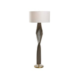 Zion Floor Lamp Brown, Gold 61418-WILDWOOD Wildwood