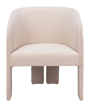 Hull Accent Chair Beige 110106 Zuo Modern