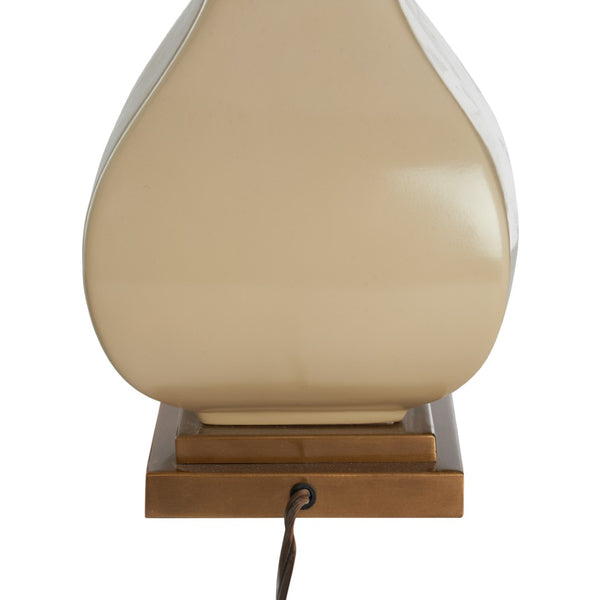 Wildwood Dawson Lamp With Spruce Glaze Porcelain And Antique Bronze Base — Hand-Finished Artisanal Lighting Green 61443