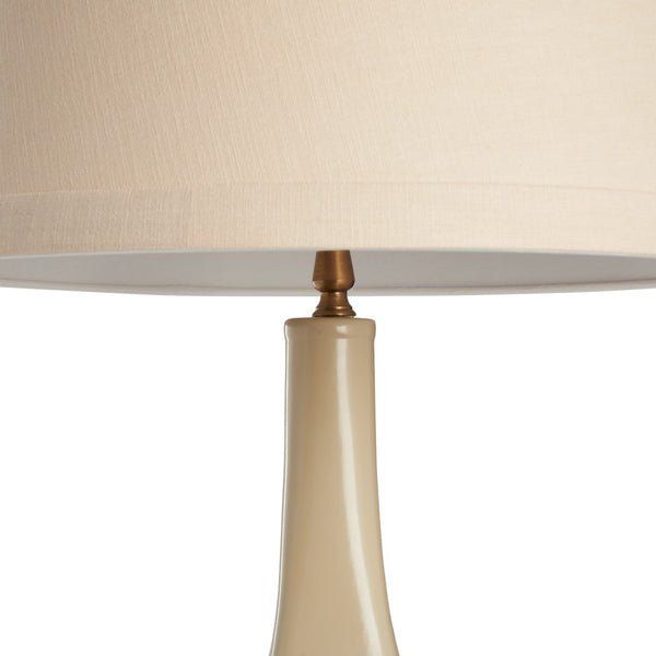 Wildwood Dawson Lamp With Spruce Glaze Porcelain And Antique Bronze Base — Hand-Finished Artisanal Lighting Green 61443