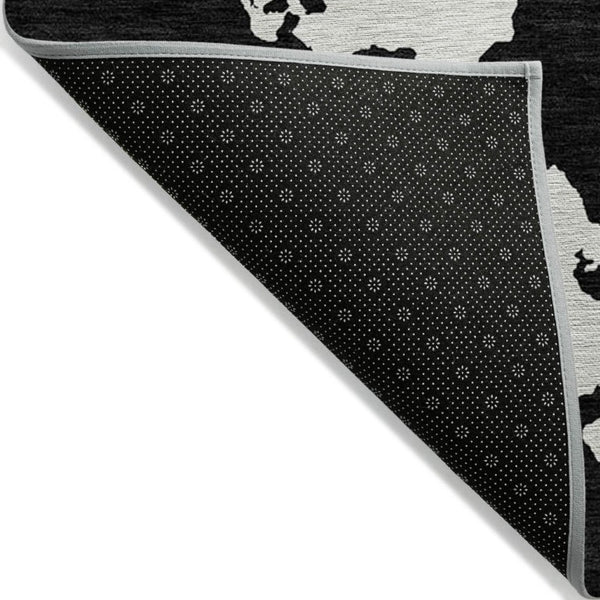 Abstract Polyester Area Rug Machine Washable Uv Resistant for Indoor Outdoor Living Spaces